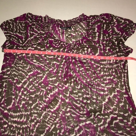 a.n.a Short Sleeve Blouse‎ Shell - Picture 4 of 11